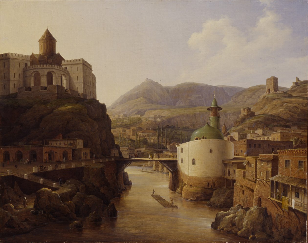 ティフリスの眺め、1839 年 作： Nikanor Grigoryevich Chernetsov