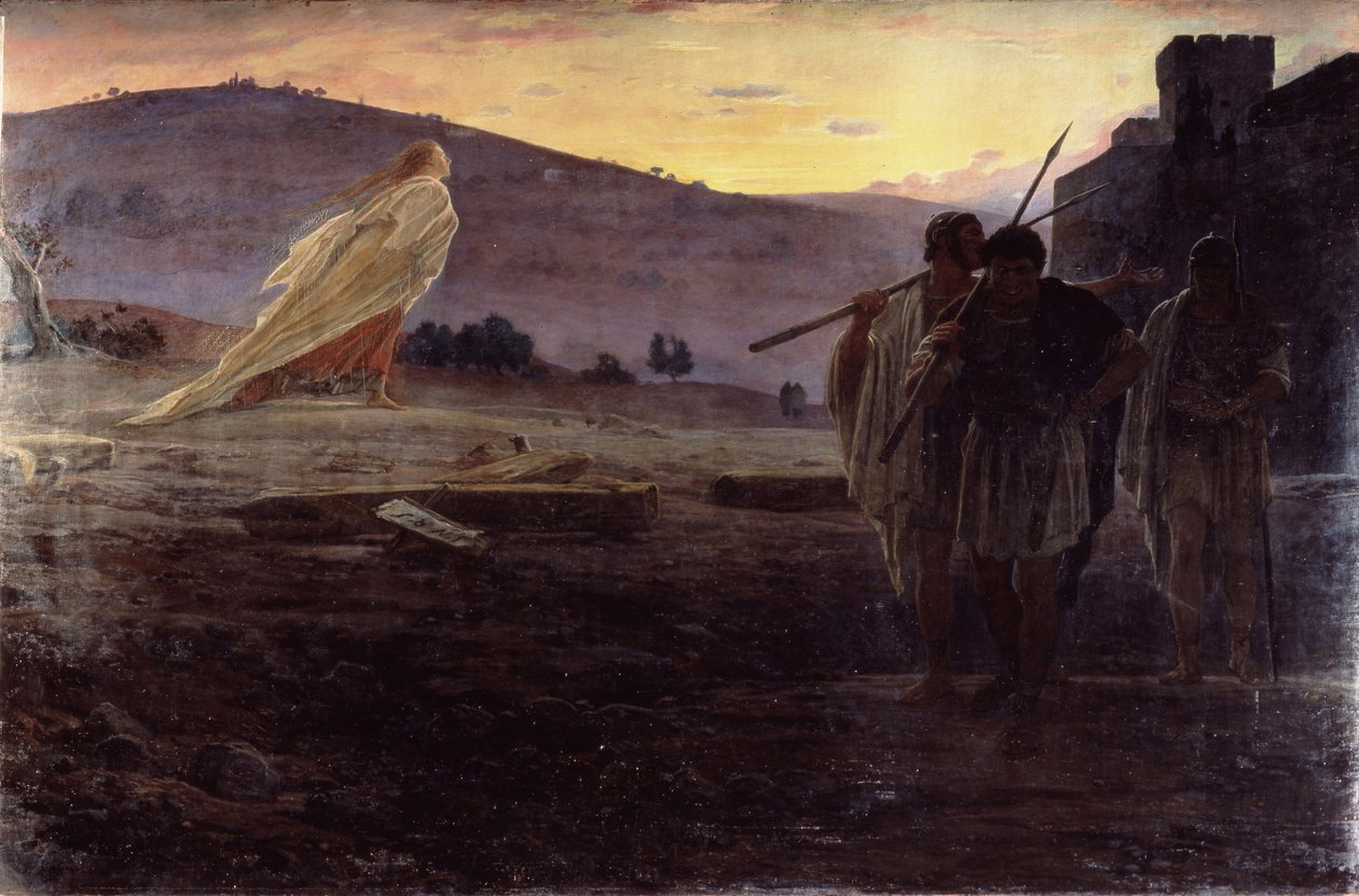 復活の使者、1867 作： Nikolai Nikolayevich Ge
