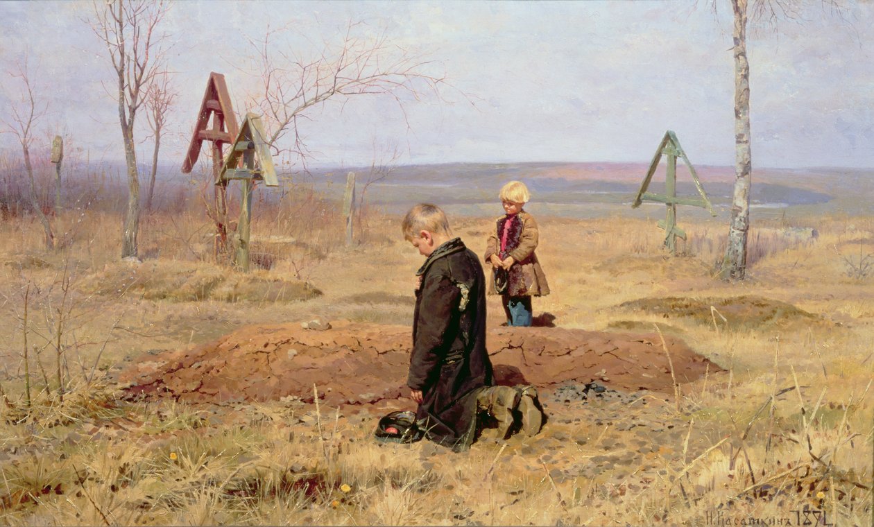 孤児、1891 作： ニコライ・アレクセーヴィチ・カサトキン