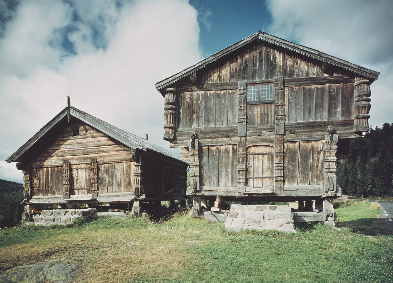 1712年に建てられた農民の家 作： ノルウェー語学校