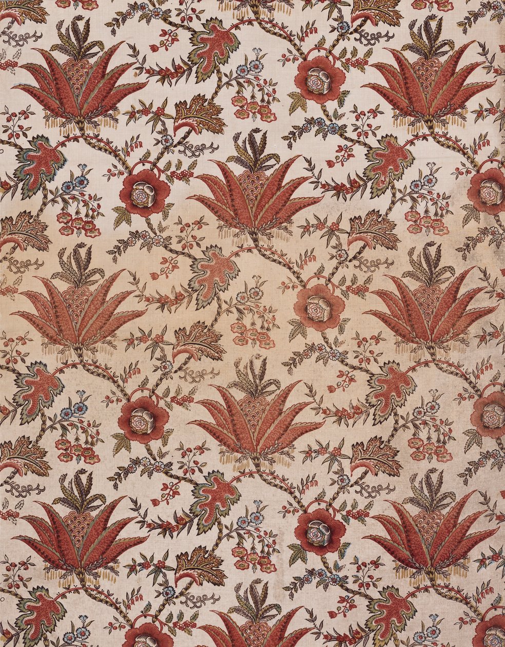 花柄、1785年、1785年。 作： Oberkampf工場