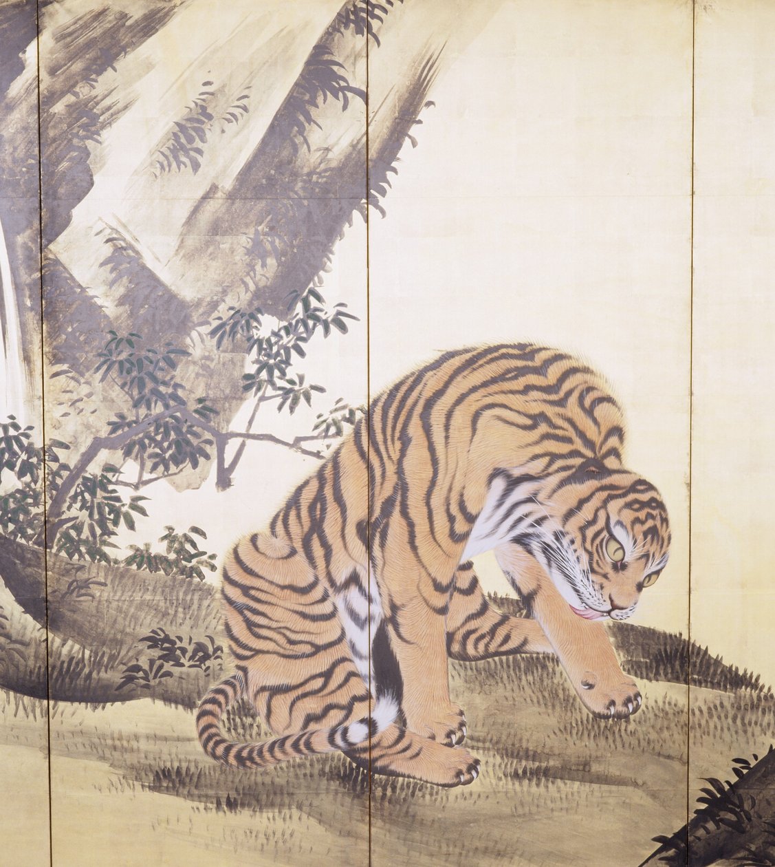風景の中の虎 作： 国井旺文