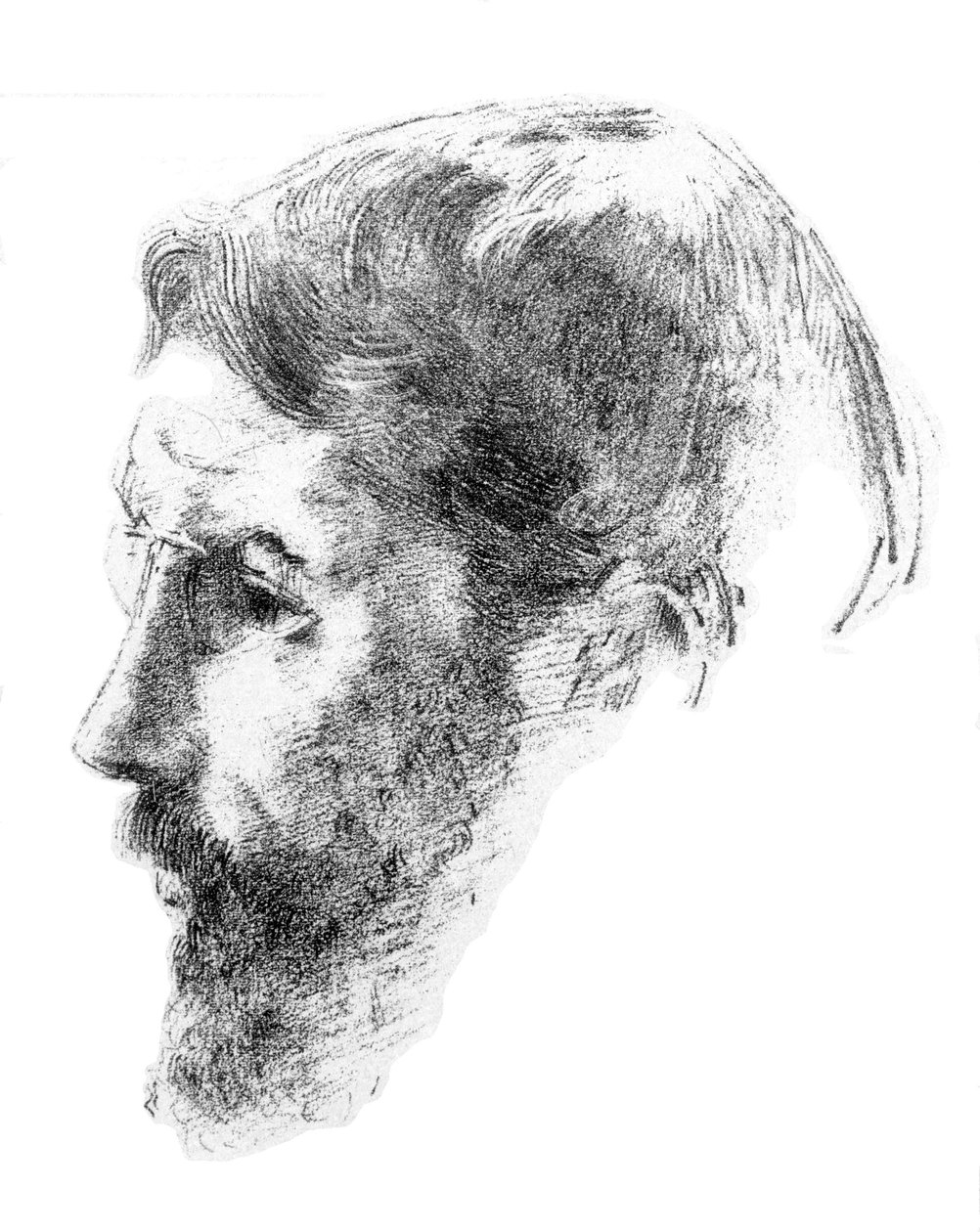 Bonnard（Artists Proof）の肖像 作： オディロン・ルドン