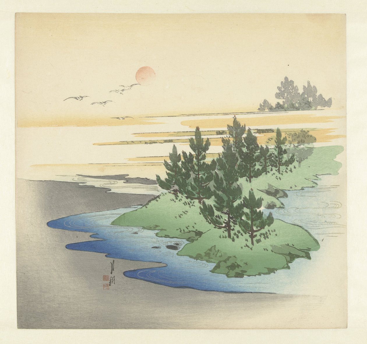 朝早く 作： 尾形月光