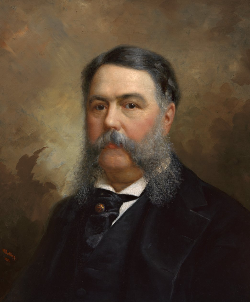 チェスター・A・アーサー、1881年。 作： オレ・ピーター・ハンセン・ボーリング