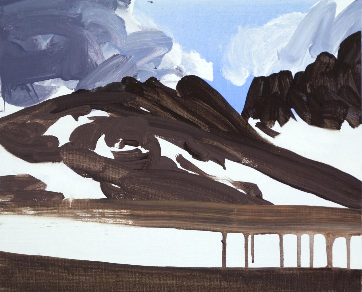 ロイカーバード7番地、2012年（キャンバスにアクリル画） 作： オリヴィエ・モレル