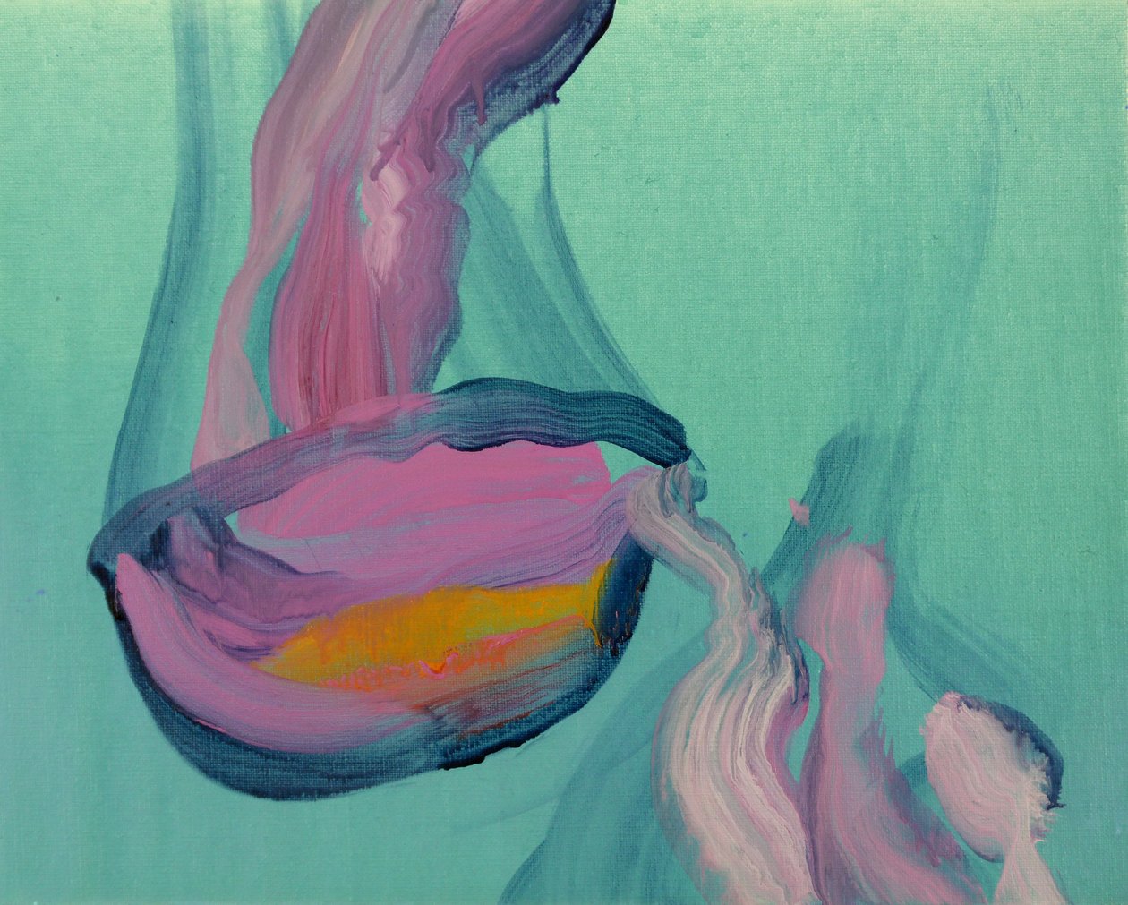 Méduses 8, 2013（アクリル、キャンバス） 作： オリヴィエ・モレル