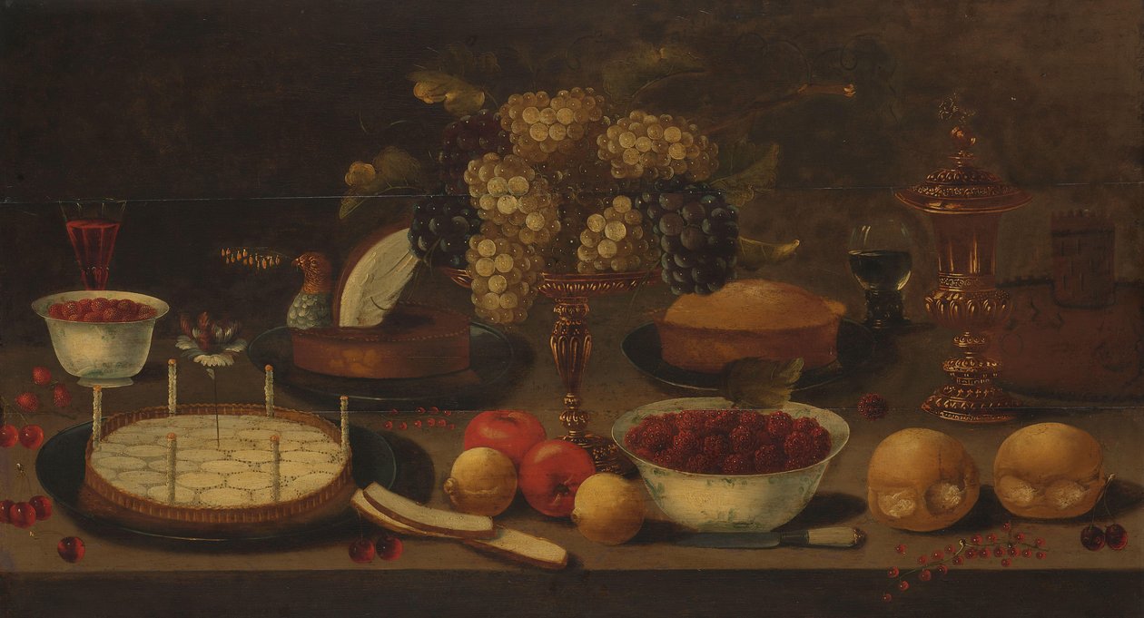 バンケット静物 作： オシアス・ベールト（I）（フォロワー）