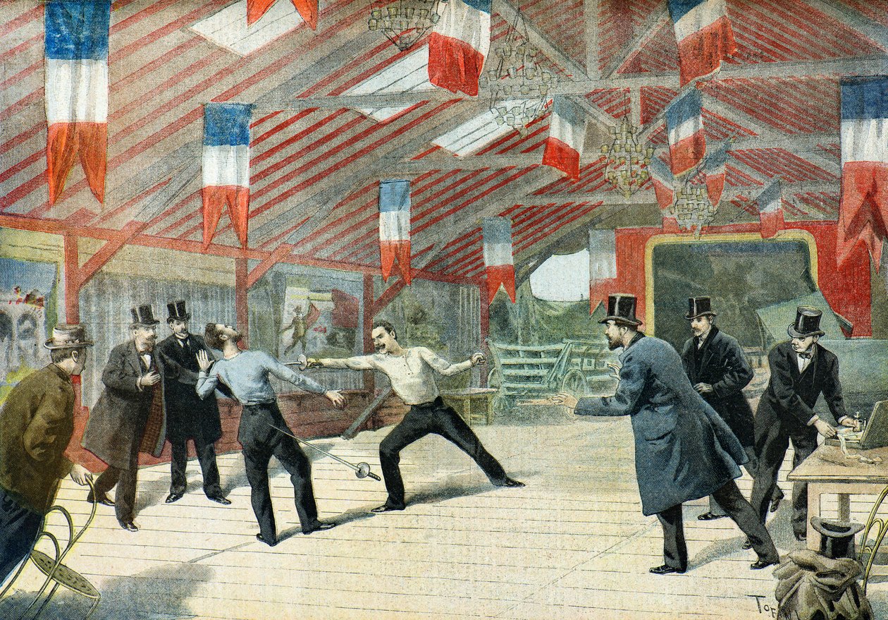 ジュール・イポリット・ペルシュの死（1895年）（イラスト 作： オズワルド・トファニ