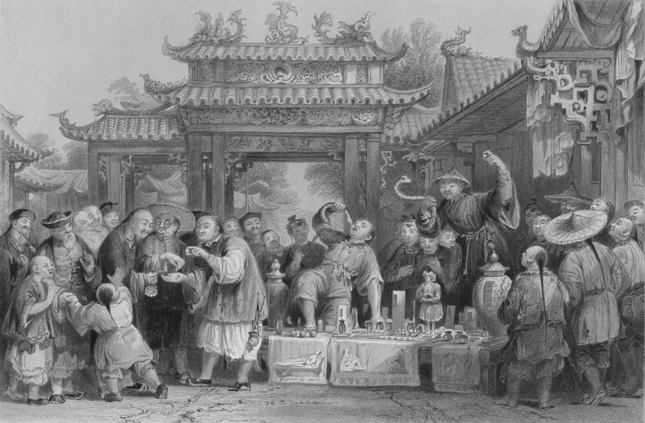 1843年にティエン・シンで独創的な医者 作： P.ライトフット
