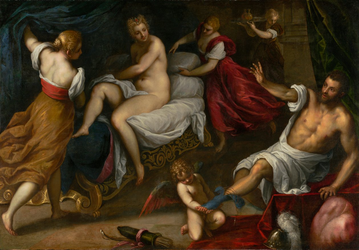金星と火星、1605-9年頃 作： パルマ・イル・ジョバン