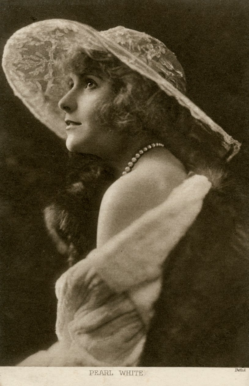 パール ホワイト、アメリカの女優、映画スター、c1910。 作： ゴッドマザー