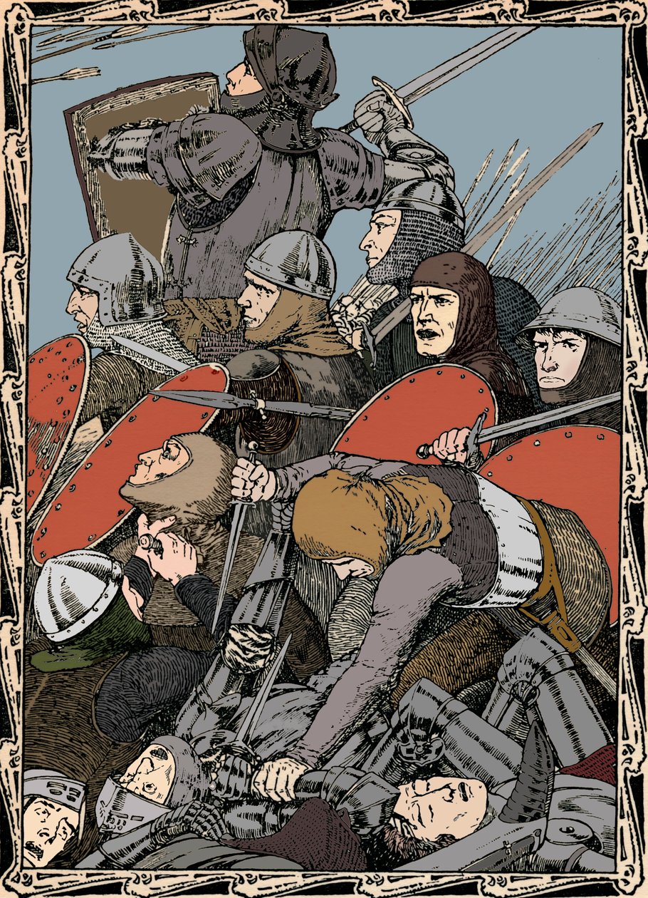 アジャンクールの戦いで、1902 作： パッテン・ウィルソン
