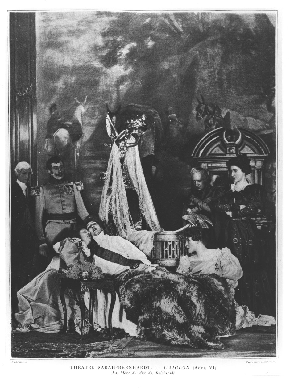 エドモンド・ロスタンド（1868-1918）1900年の「L&39;Aiglon」のサラ・ベルナール（1844-1923） 作： ポール・ボイヤー