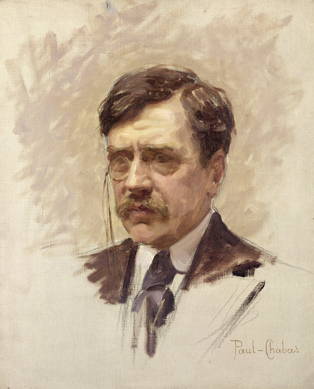 ポール・ブルジェ（1852-1935）c.1895 作： ポール・エミール・シャバス