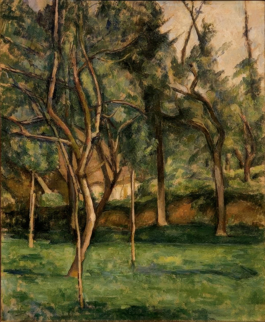 P.Cézanne、ノルマンディーの家屋 作： ポール・セザンヌ