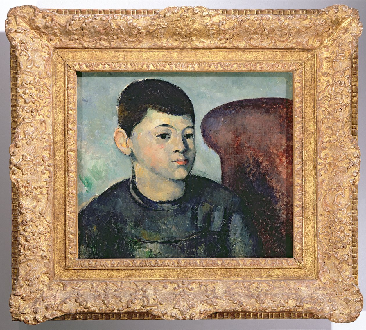 アーティストの息子の肖像1881-82（394902も参照） 作： ポール・セザンヌ