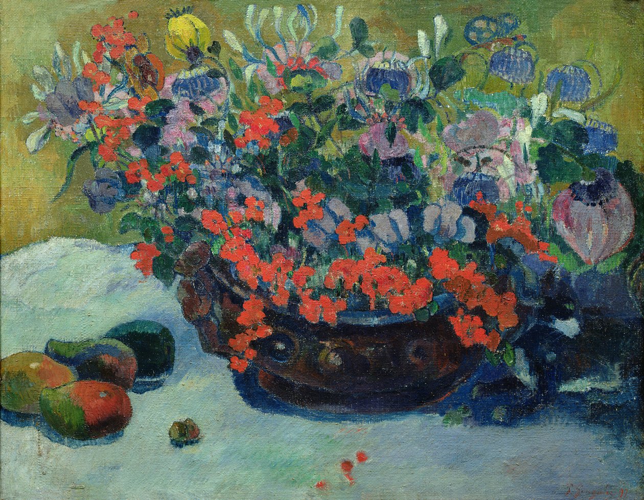 花の花束、1897 作： ポール・ゴーギャン