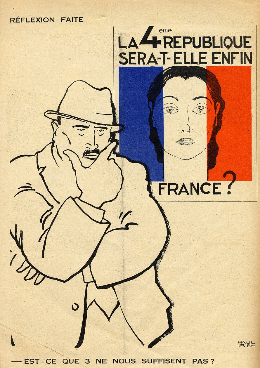 第4共和国はまだフランスでしょうか？「ルテモアン」より、1933-35 作： ポール・イリベ