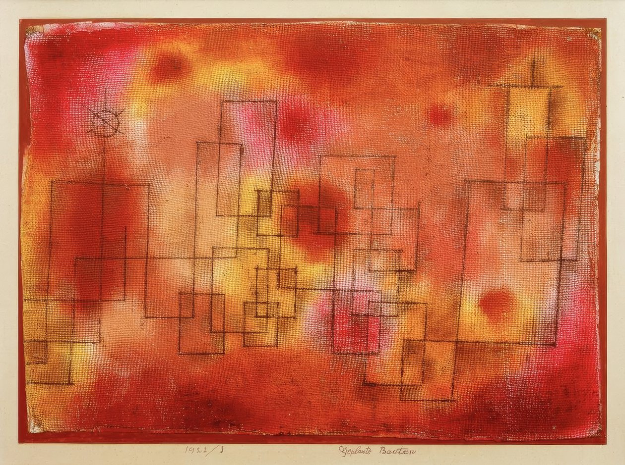計画中の建物 作： ポール・クレー