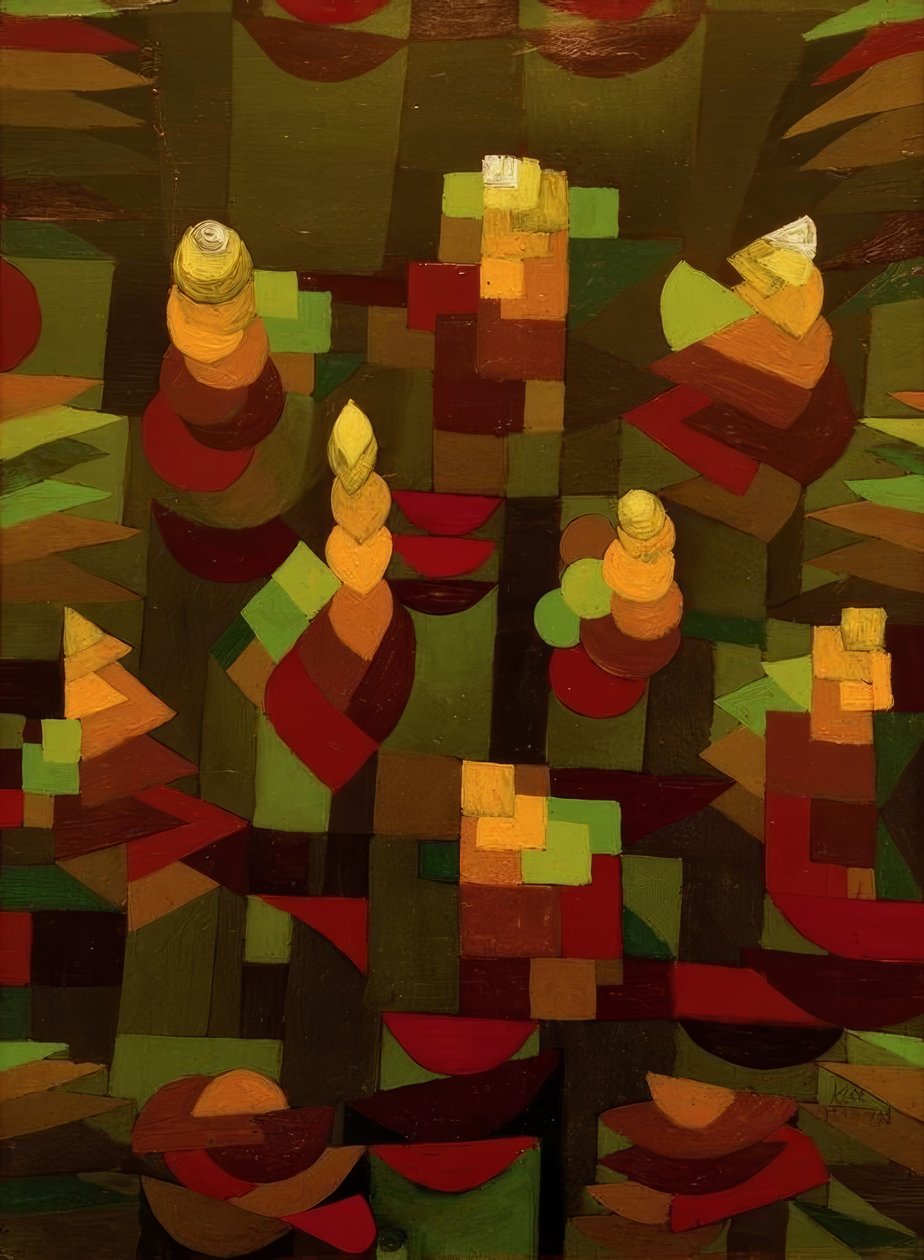 植物の成長 作： ポール・クレー