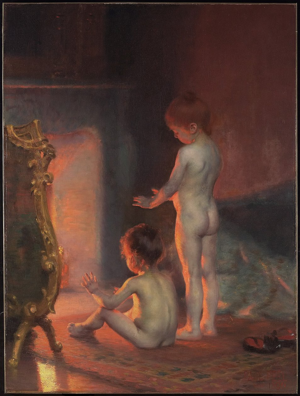 入浴後、1890 作： ポール・ピール