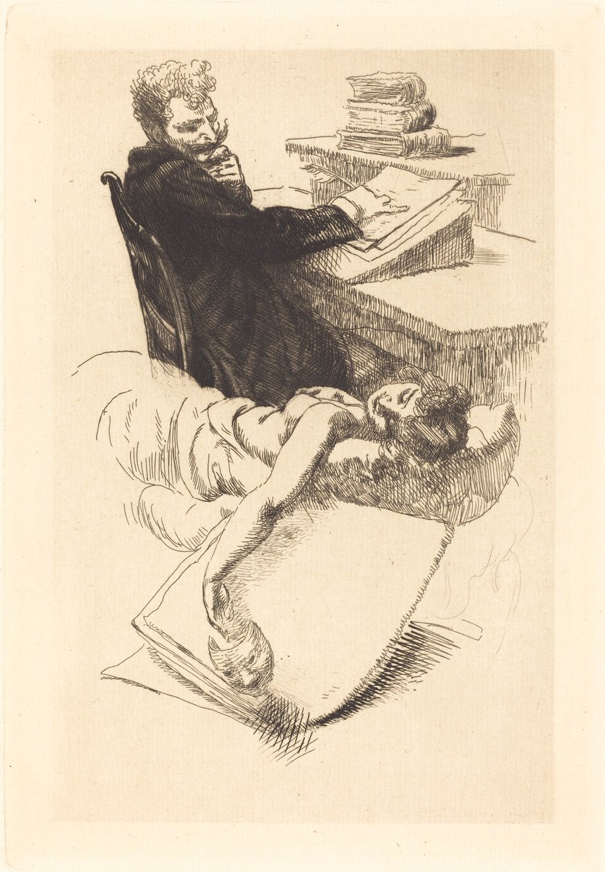 クレマンソー事件の口絵、1905 年。 作： ポール・アルバート・ベスナード