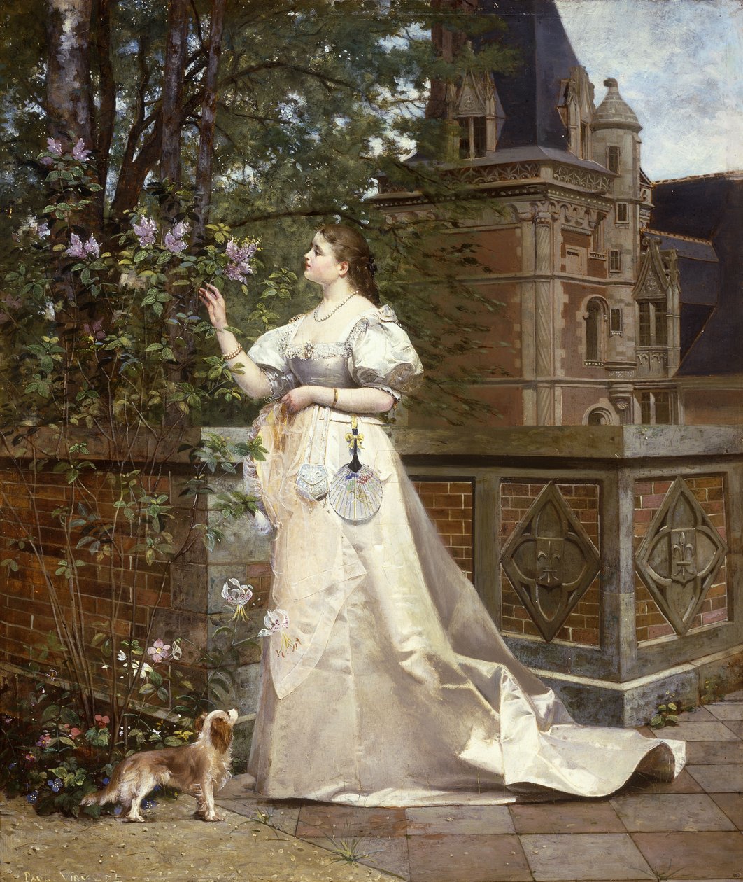 ライラック狩り、1874 作： ポール・アルフォンス・ビリー