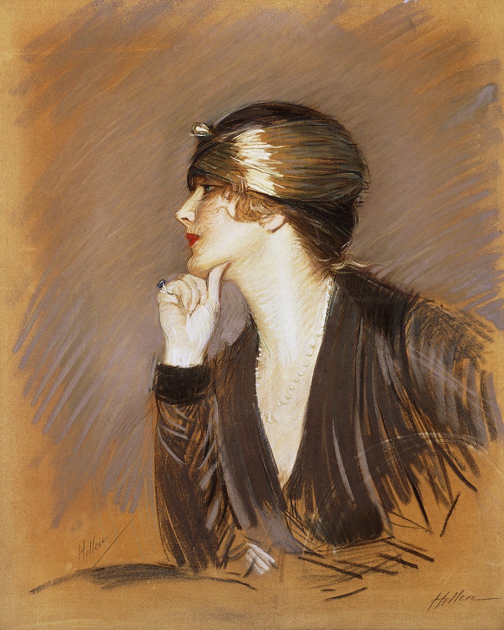 ルセットの肖像、1913年 作： ポール・セザール・ヘレウ