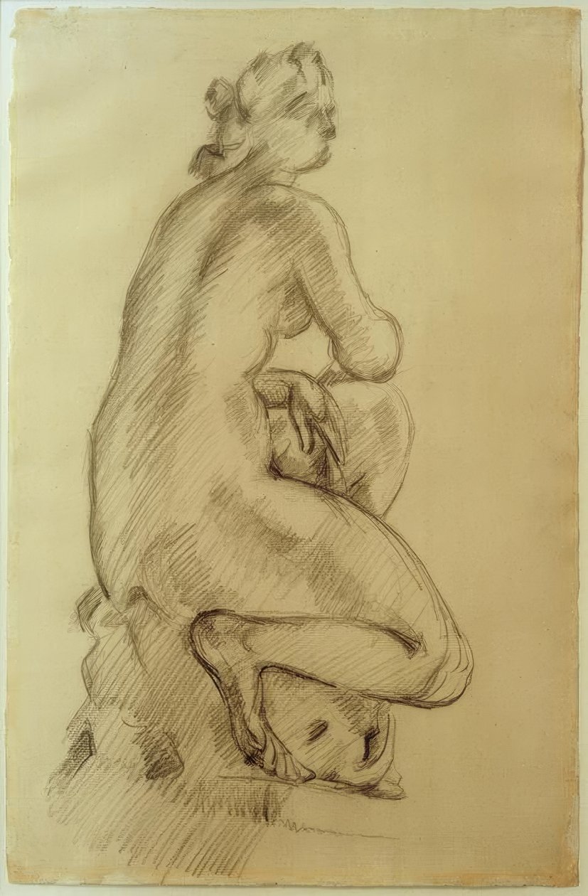 P.Cézanne、Kauernde Venus 作： ポール・セザンヌ