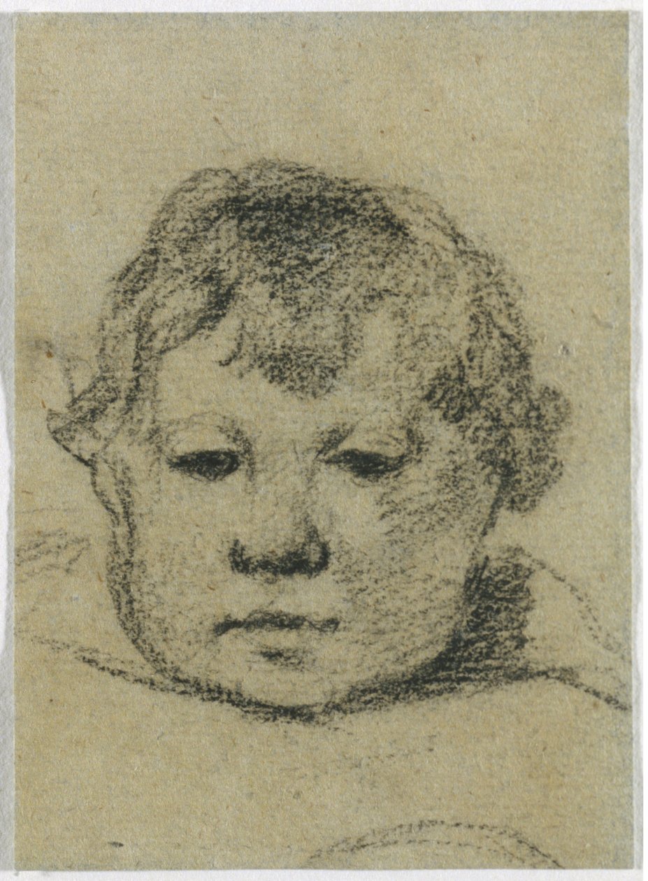 子供の頃のエミル・ゴーギャン、c。 1875-1876。 作： ポール・ゴーギャン