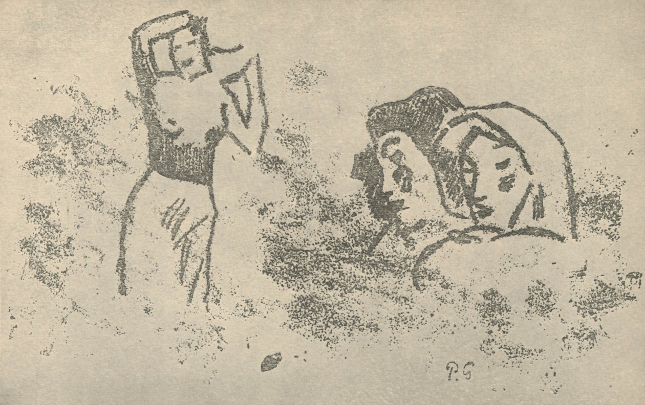 何もないことについての大いなる騒動、1936 作： ポール・ゴーギャン