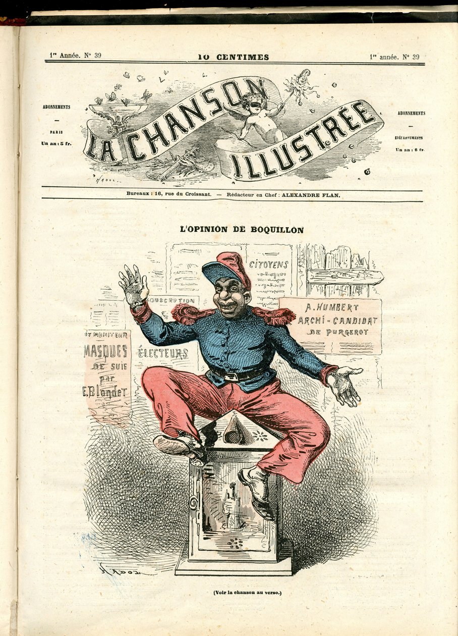 La Chanson illustree（雑誌）39号 作： ポール・ハドル