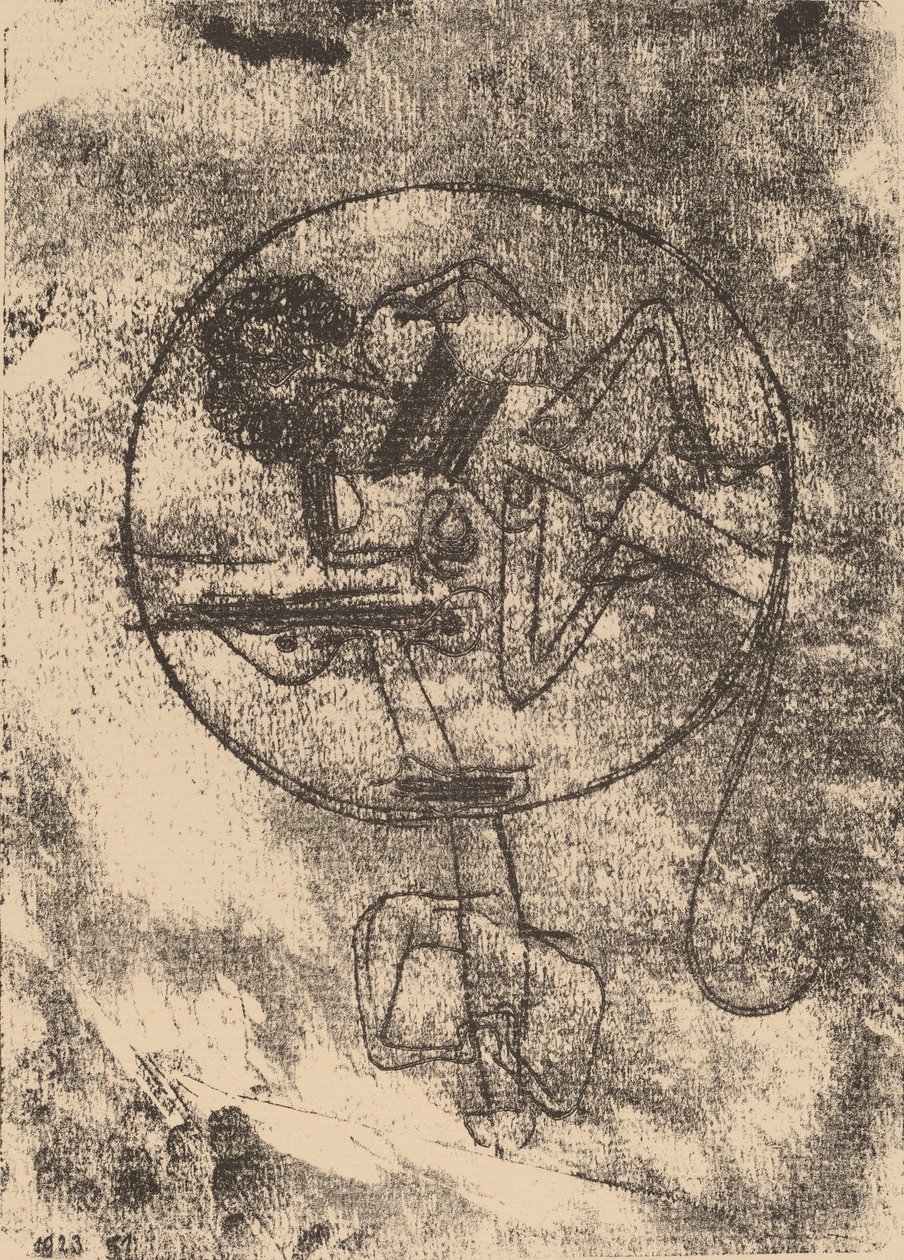 愛する人、1923年。 作： ポール・クレー