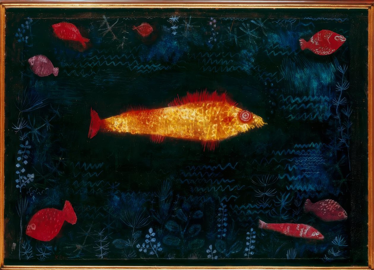 黄金の魚 作： ポール・クレー