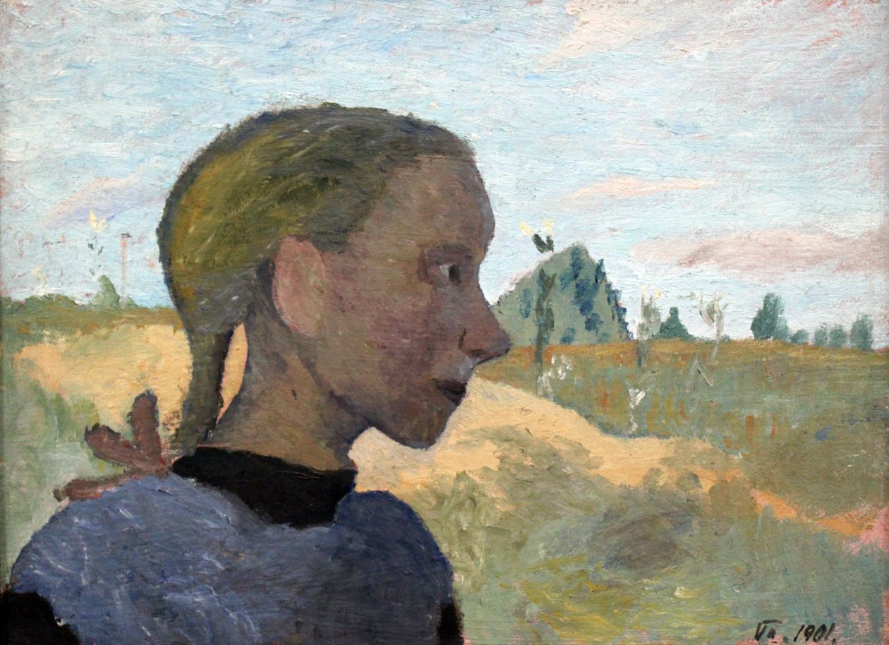 少女の肖像画 作： ポーラ・モダーソン・ベッカー