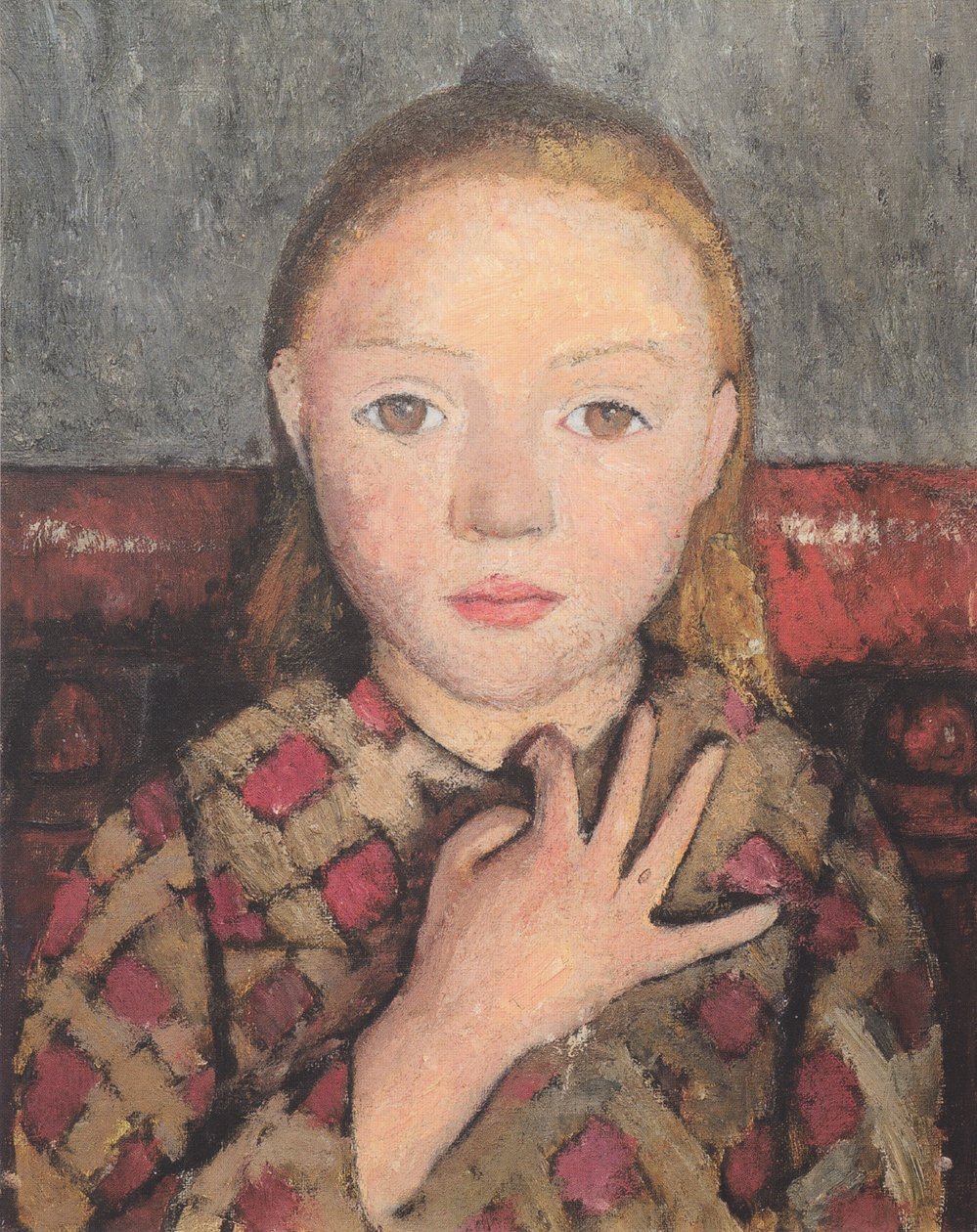 少女の肖像画 作： ポーラ・モダーソン・ベッカー