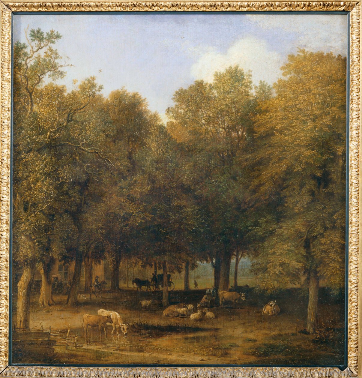Le Bois de La Haye.1650 ... 作： パウルス（attr.to）ポッター