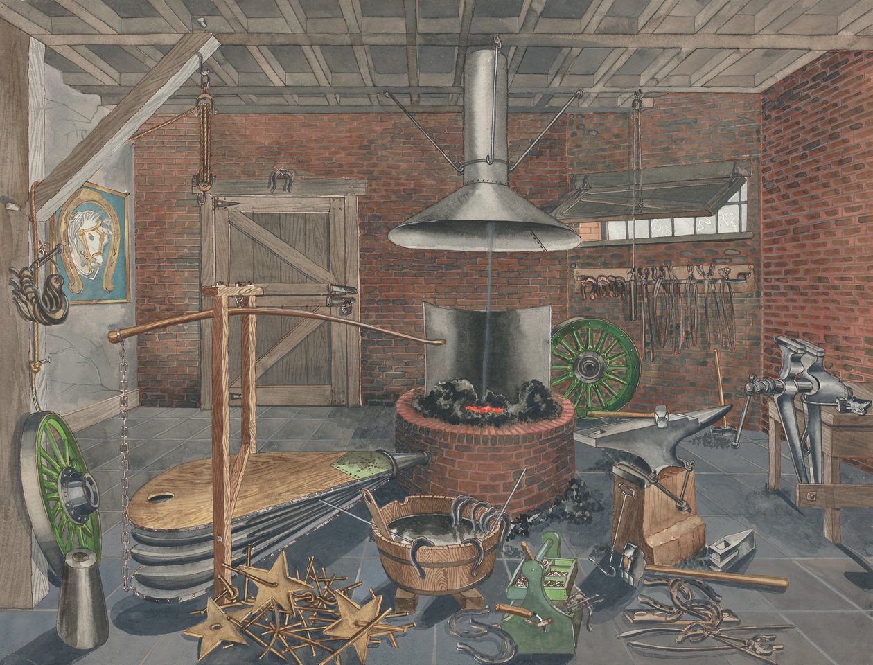 鍛冶屋、19351942。 作： パーキンスハーンリー
