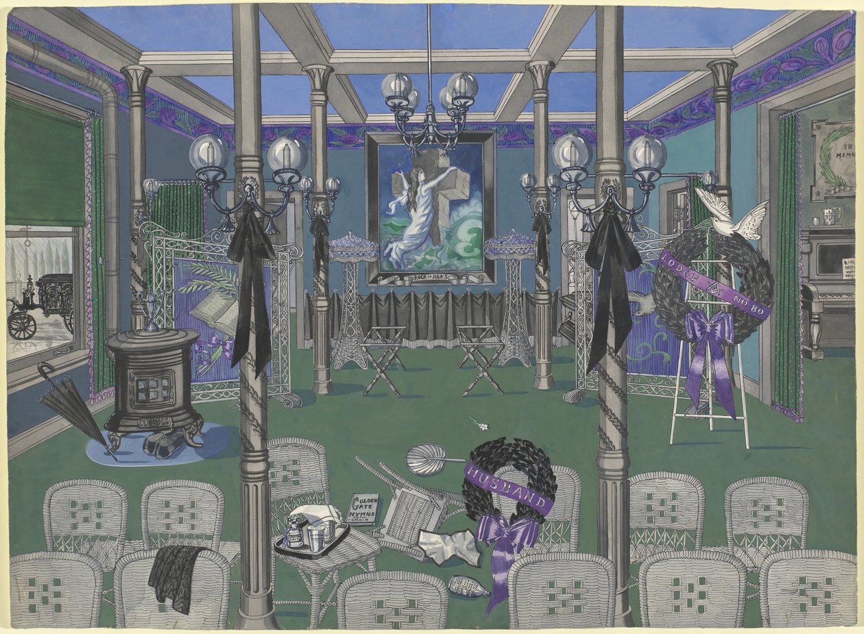 葬儀場、1895-1920 作： パーキンスハーンリー