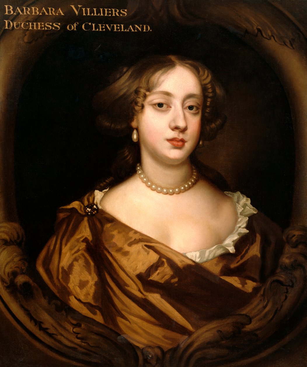 バーバラヴィリエ（1641-1709）の肖像、クリーブランド公爵夫人、1680年頃 作： ピーター・レリー