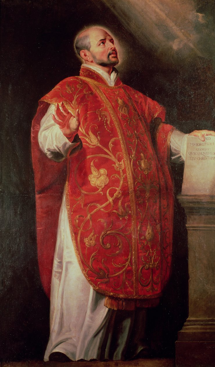 ロヨラの聖イグナチオ（1491-1556）イエズス会の創設者 作： ピーター・ポール・ルーベンス