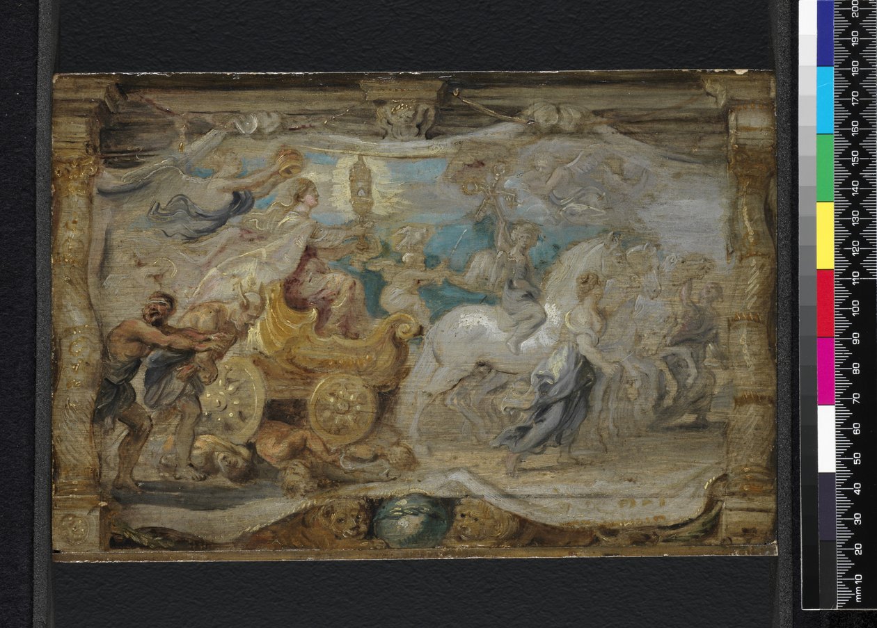 無知に対する聖体の勝利と聖聖体トリアンファンの盲目教会、c.1625-26 作： ピーター・ポール・ルーベンス