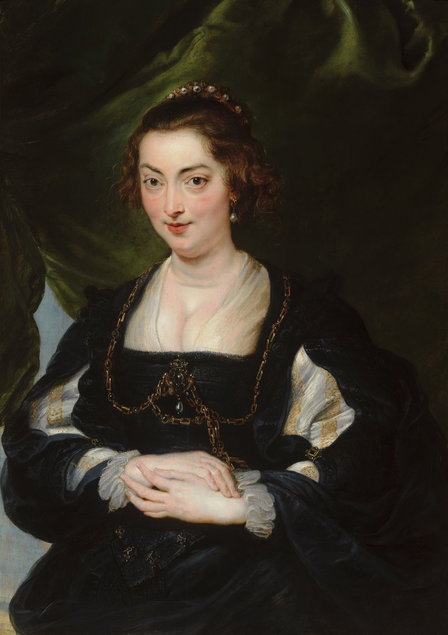 若い女性の肖像、c.1620-1630 作： ピーターポールとスタジオルーベンス