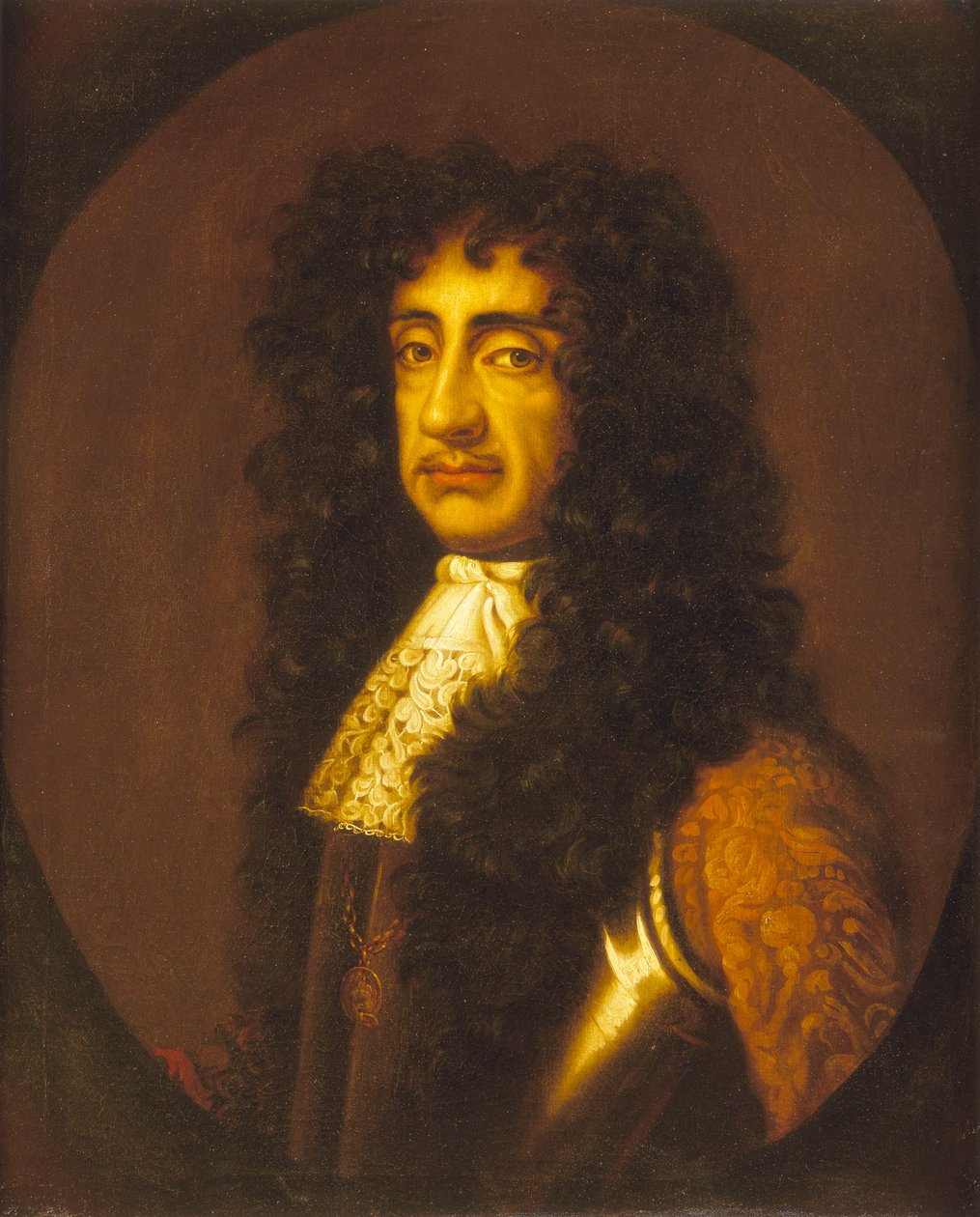 チャールズ2世（1630-1685） 1675年頃（油彩画） 作： ピーター（後）レリー