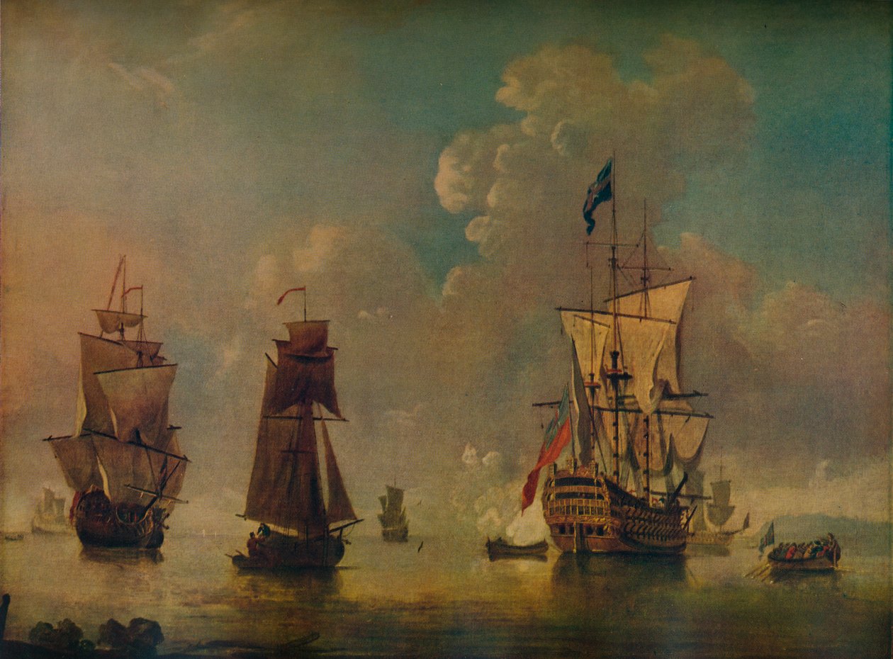 Men of War、c1720 作： ピーター・モナミー