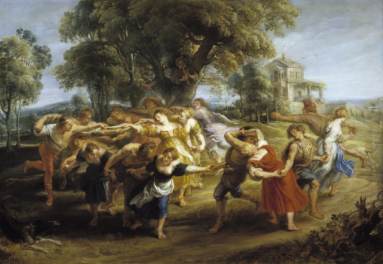 農民の踊り、1630-1635 作： ピーター・ポール・ルーベンス