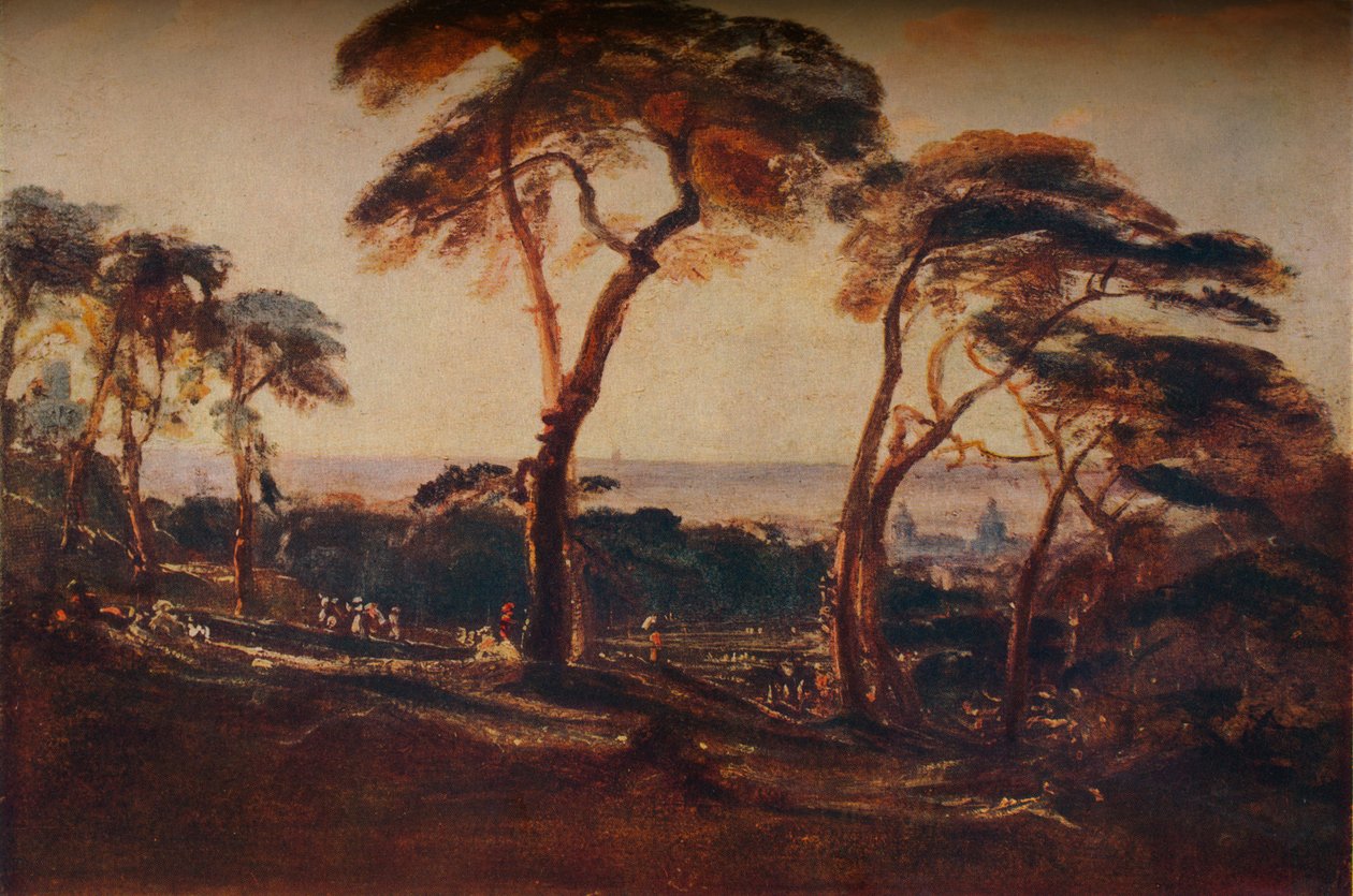 グリニッジ公園、c1822 作： ピーター・ド・ウィント