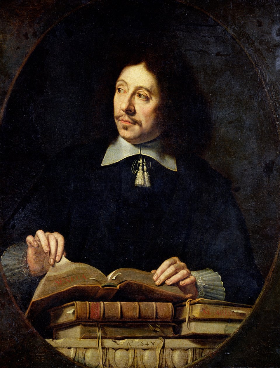 エティエンヌデラフォンと推定される肖像画、1648 作： フィリップ・ド・シャンペーン