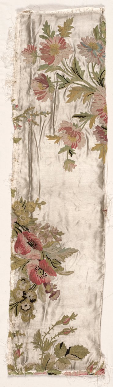 Coverlet Fragment、c。 1760-1770。 作： フィリップ・ド・ラサル